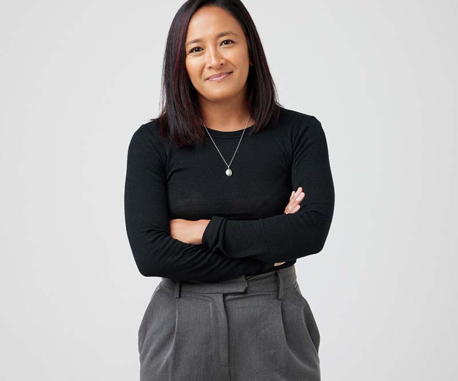 Abigael Jamieson standing with her arms crossed.