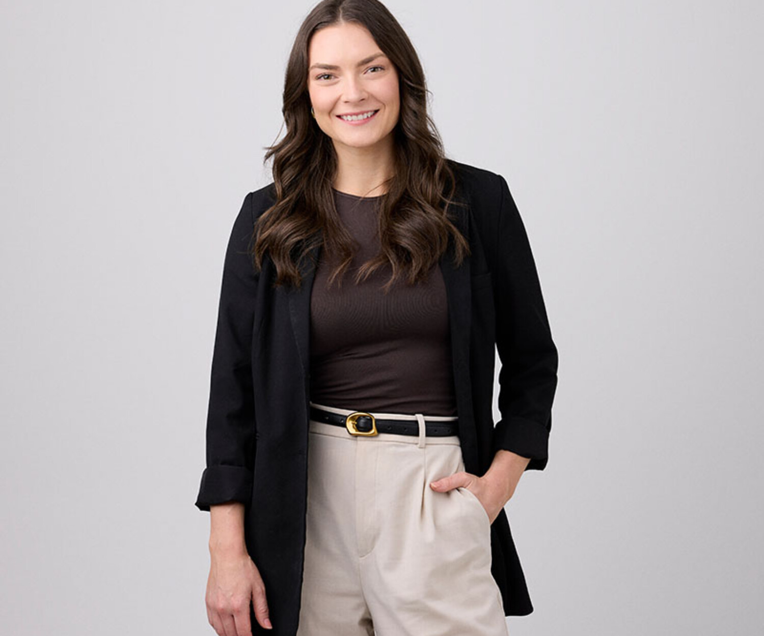 Stacey Day - standing with hand in her pocket