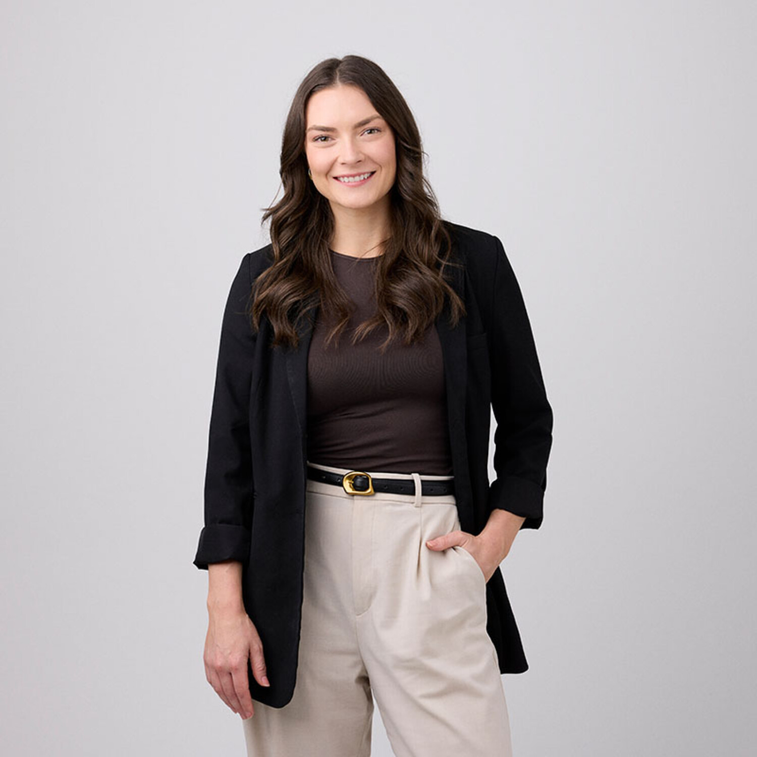 Stacey Day - standing with hand in her pocket